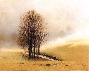 Stanislaw Witkiewicz Springtime fog. Germany oil painting artist